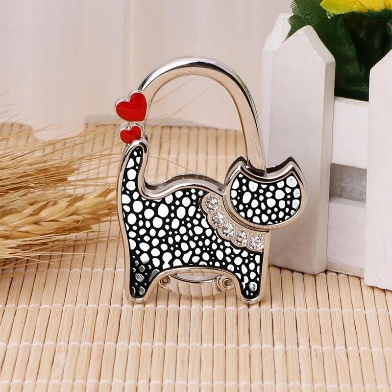 KSMD Variety Design Purse Hooks for Table and Bars,Portable Purse Hanger Organizers Hooks Handbag Pocketbook Holder Bag Storage for Desk,Foldable Folding Purse Table Hook Hanger - Image 3